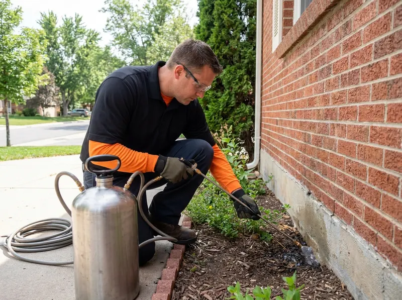 Spider and Crawling Insect Barrier Application in Denver, CO